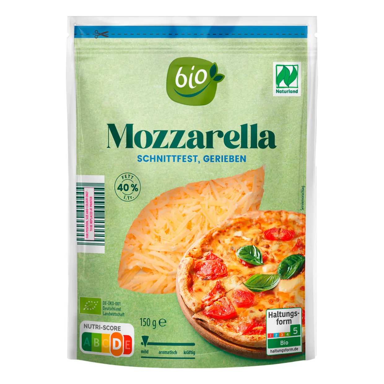 Bio-Reibekäse
