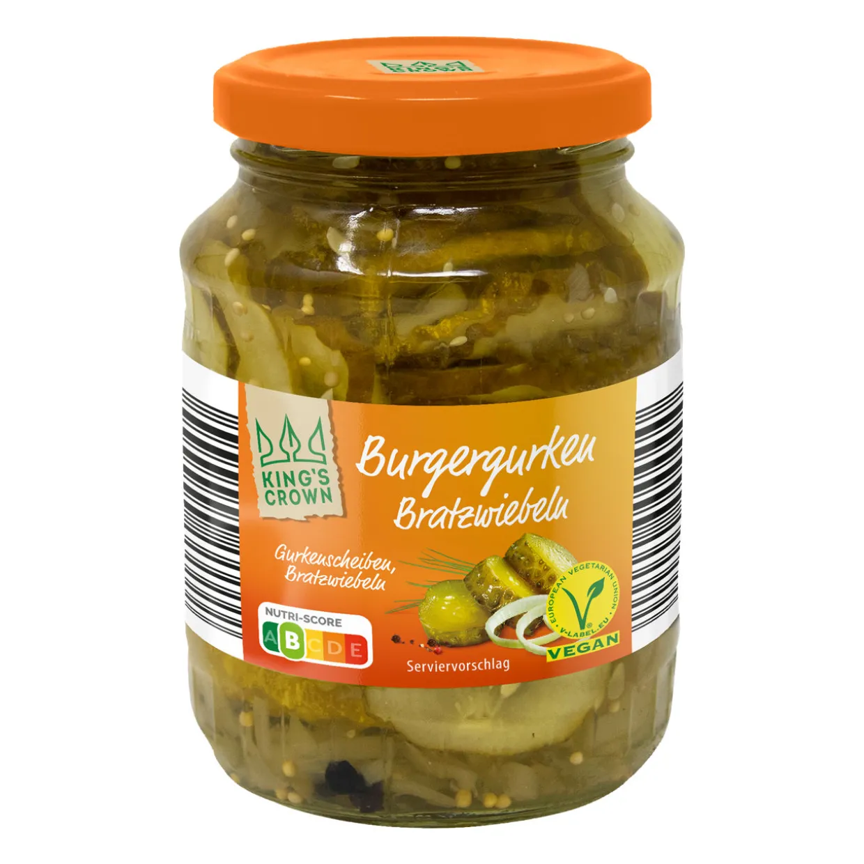 Burgergurken in Scheiben