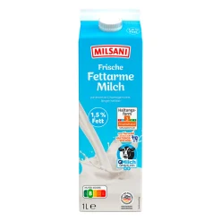 Fettarme Frischmilch