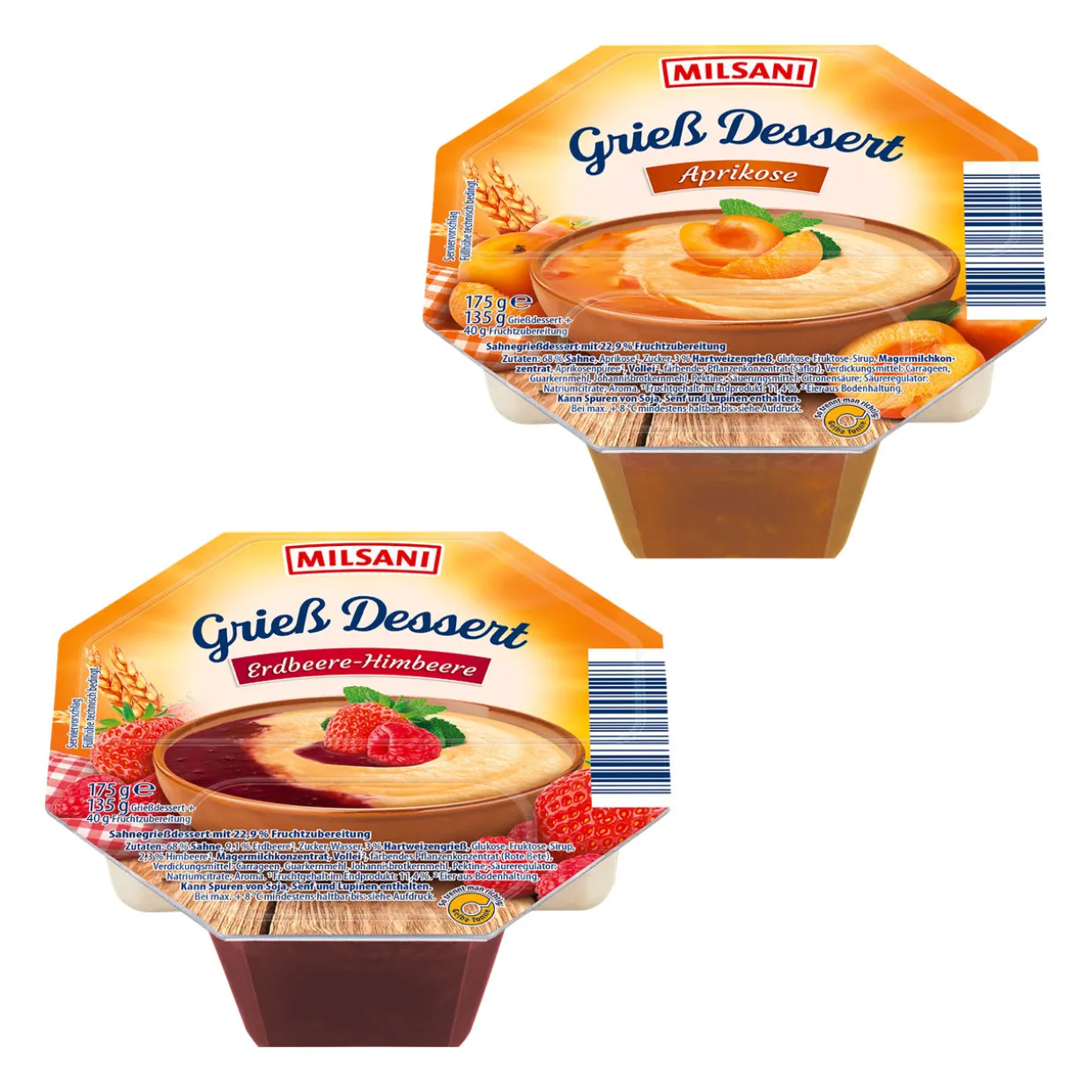 Grieß Dessert