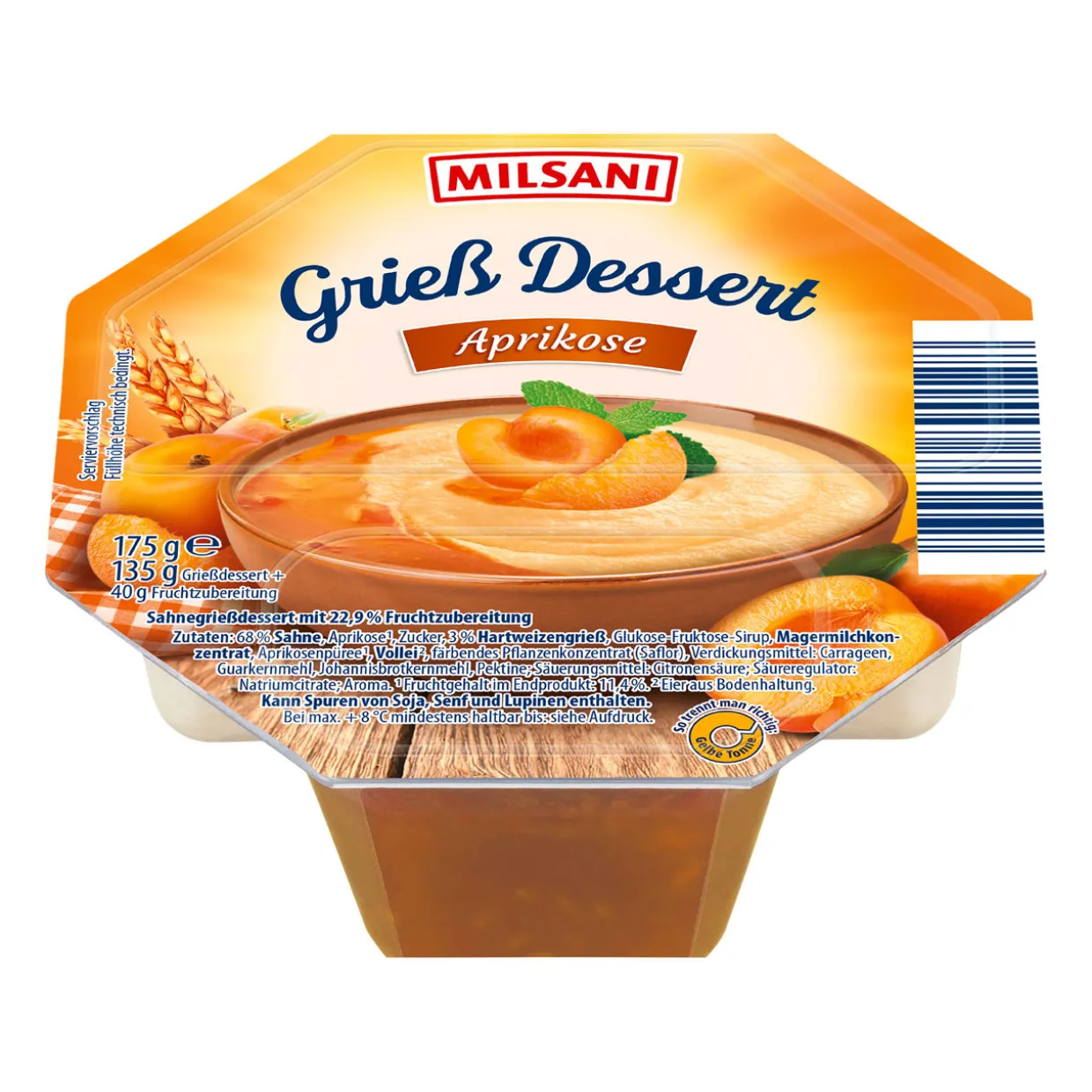 Grieß Dessert
