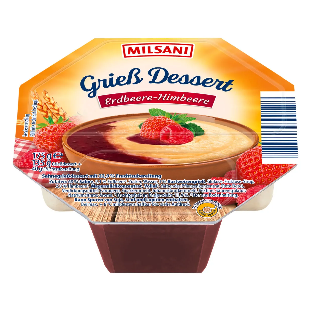 Grieß Dessert