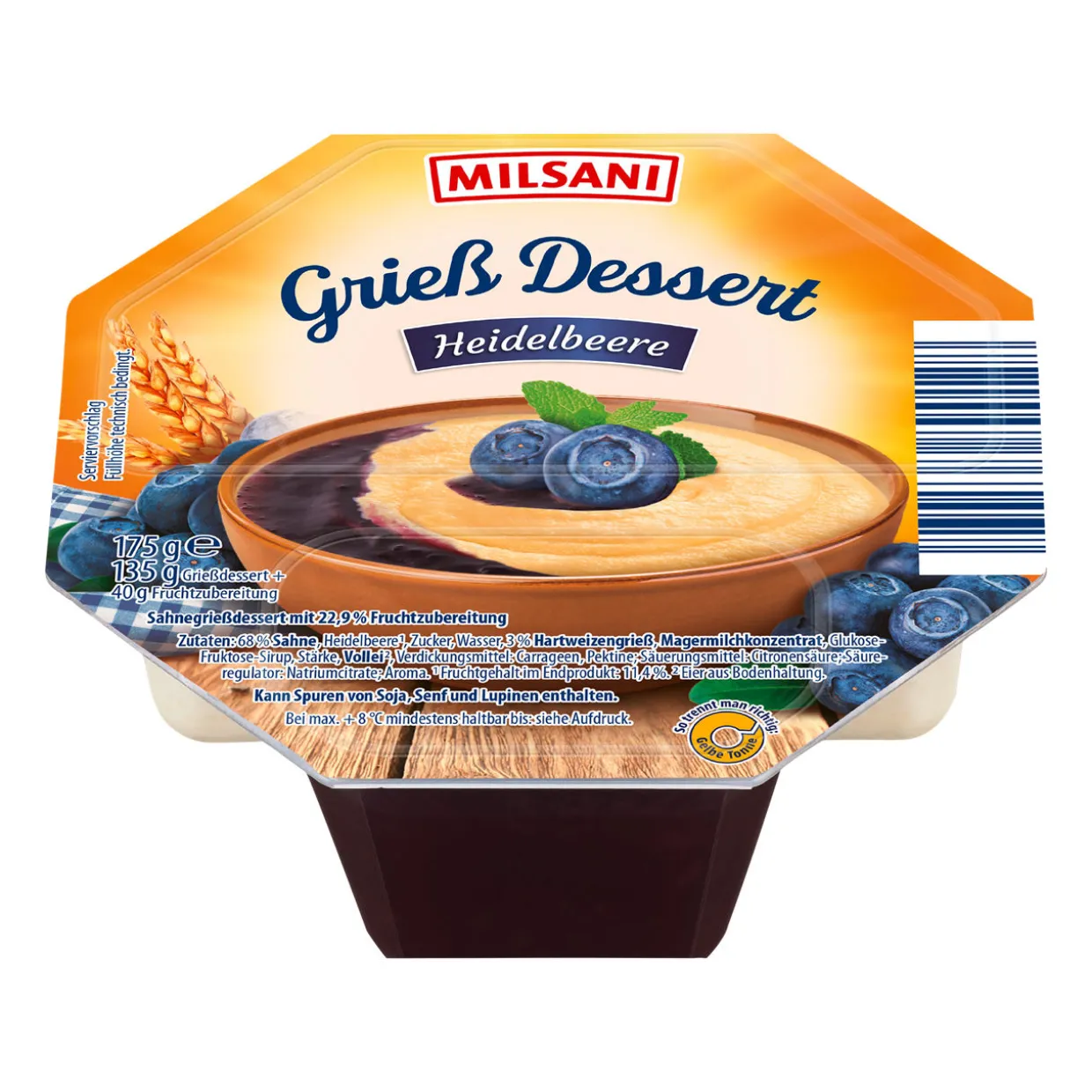Grieß Dessert