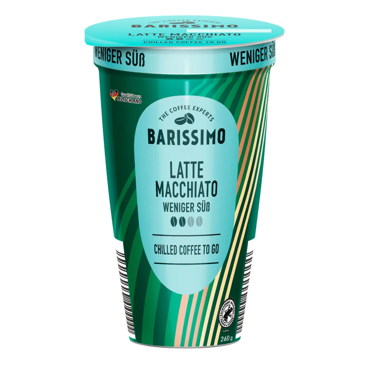 Latte Macchiato weniger süß