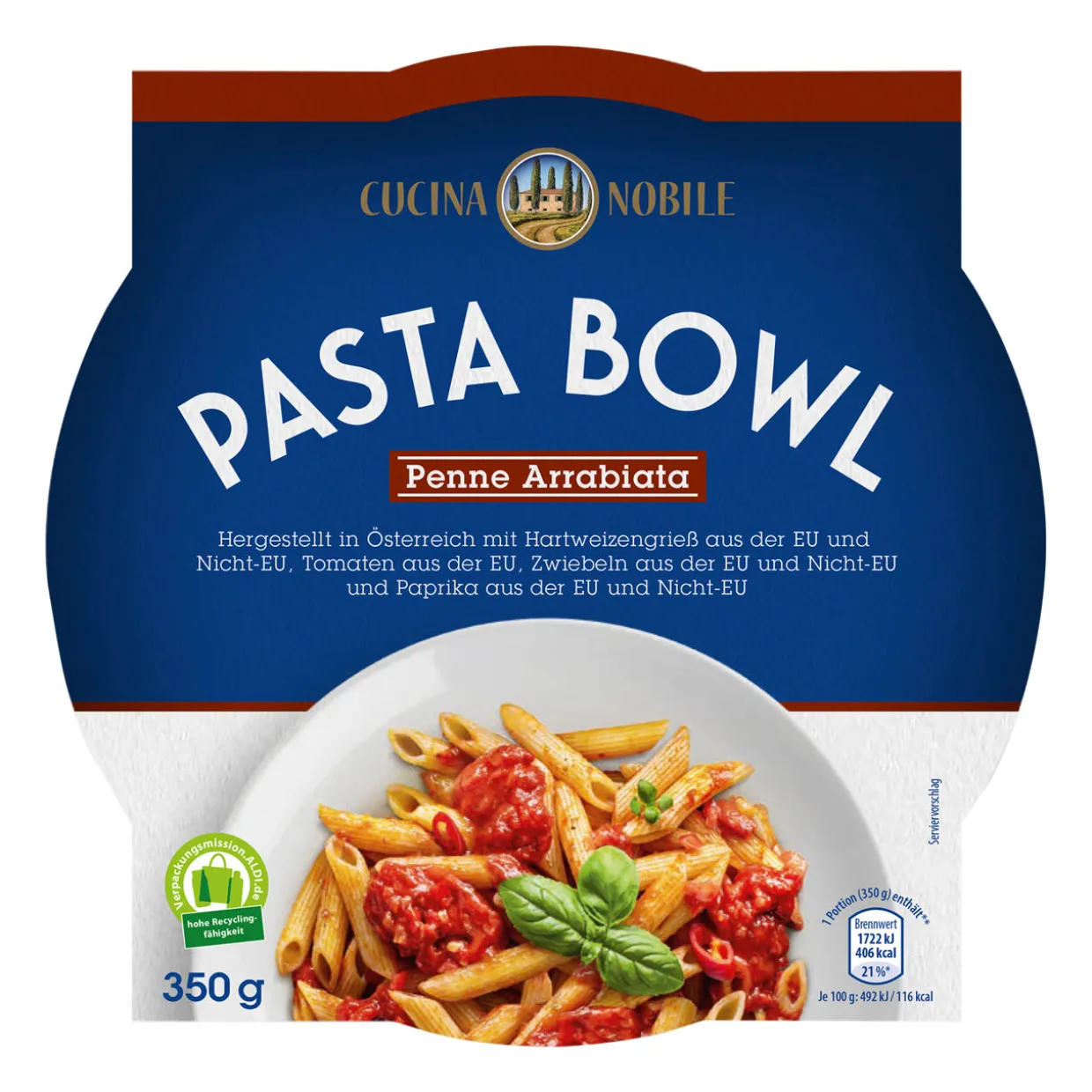 Pasta-Fertiggericht