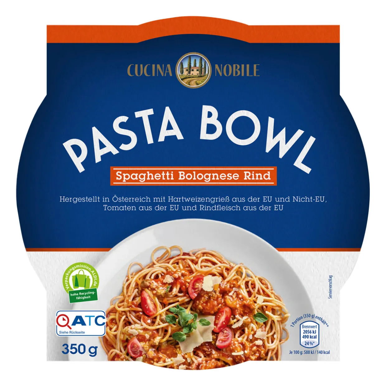 Pasta-Fertiggericht