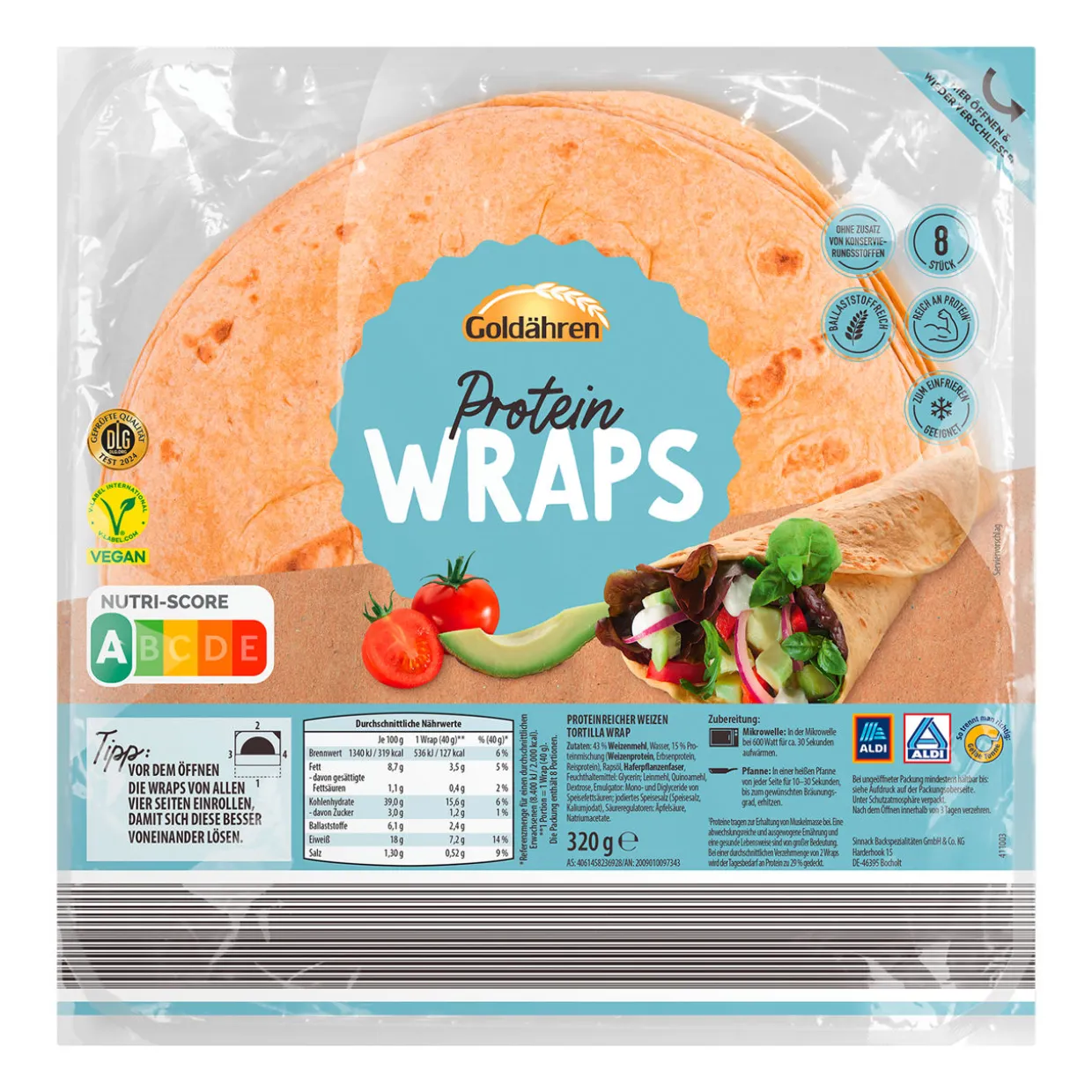 Protein-Wraps
