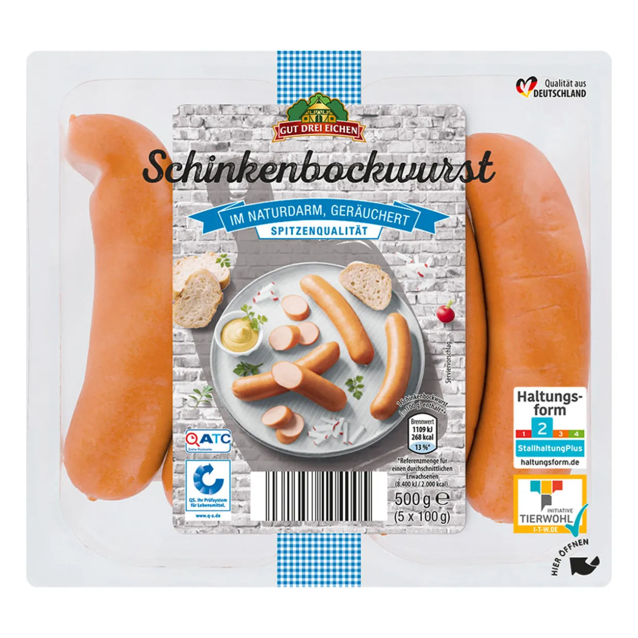 Schinkenbockwurst