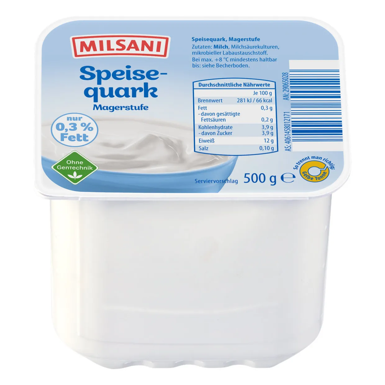 Speisequark Magerstufe