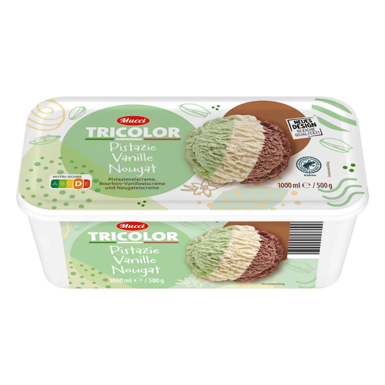 Tricolor-Eisschale