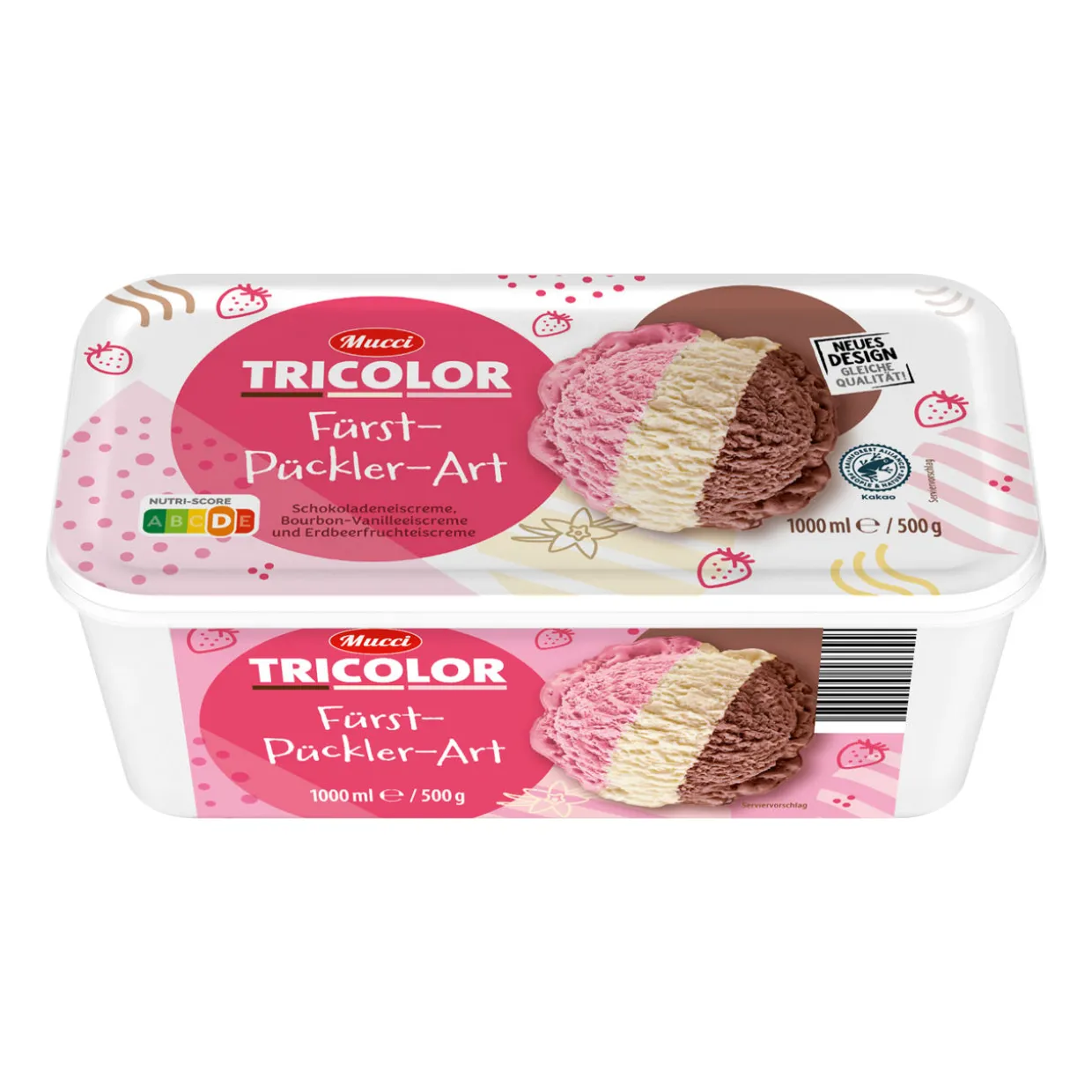 Tricolor-Eisschale