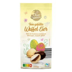 Waffel-Eier Zartbitter